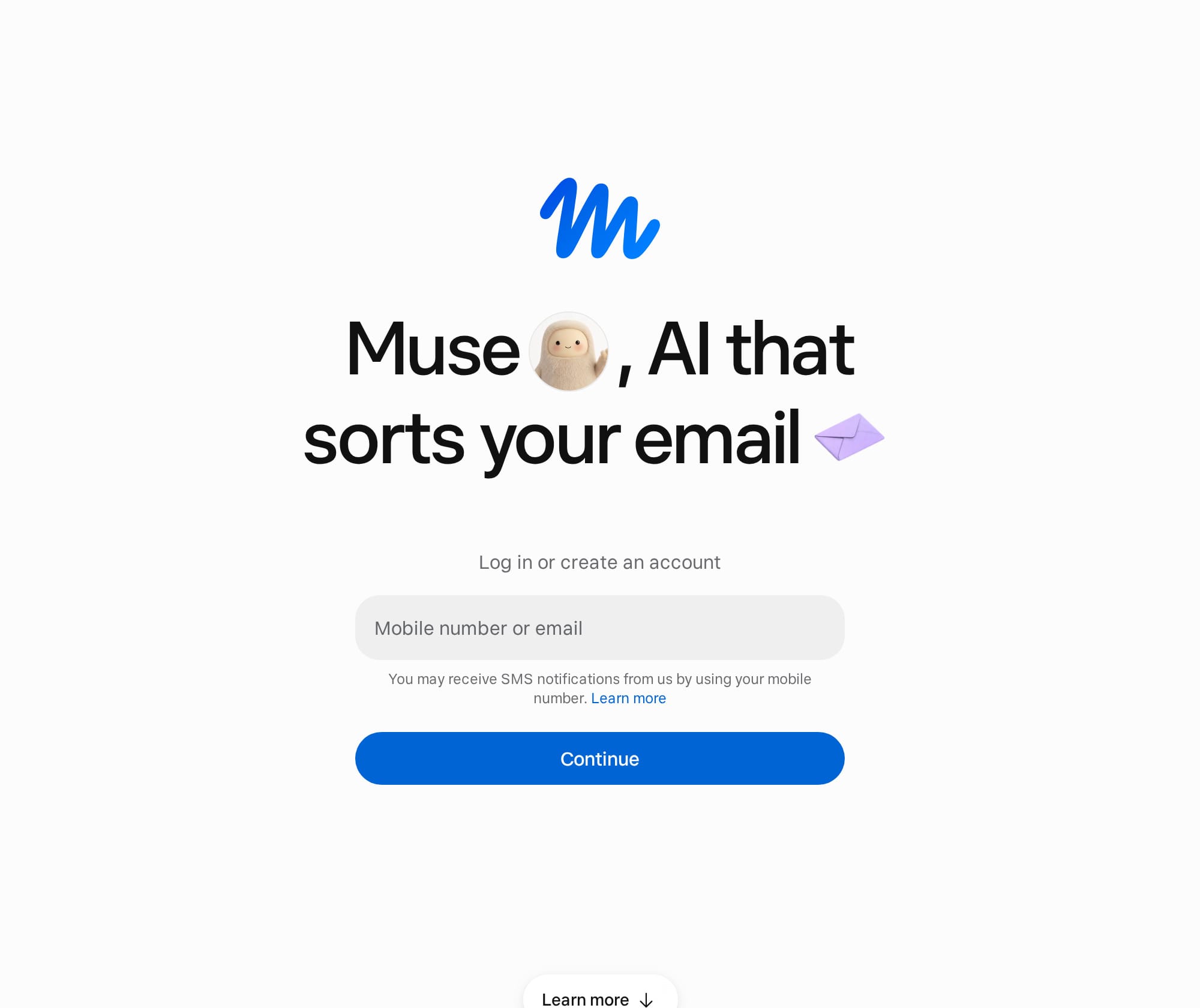 Muse 登录与注册入口